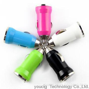 colorful mini USB car charger for electronic cigarette